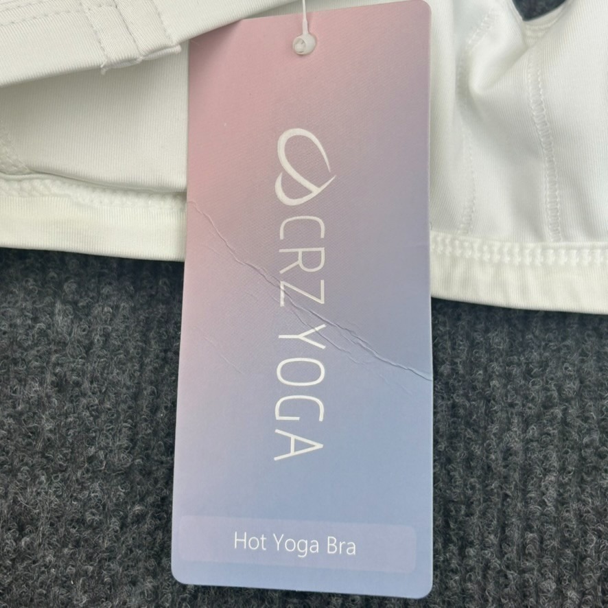 Crz Yoga Women's Strappy Sports Yoga Bra Cross Back White Size Small - Lot Of 2 — image 6 of 8